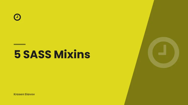 5 SASS Mixins