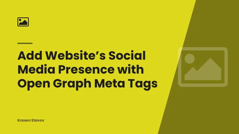 Add Website’s Social Media Presence with Open Graph Meta Tags