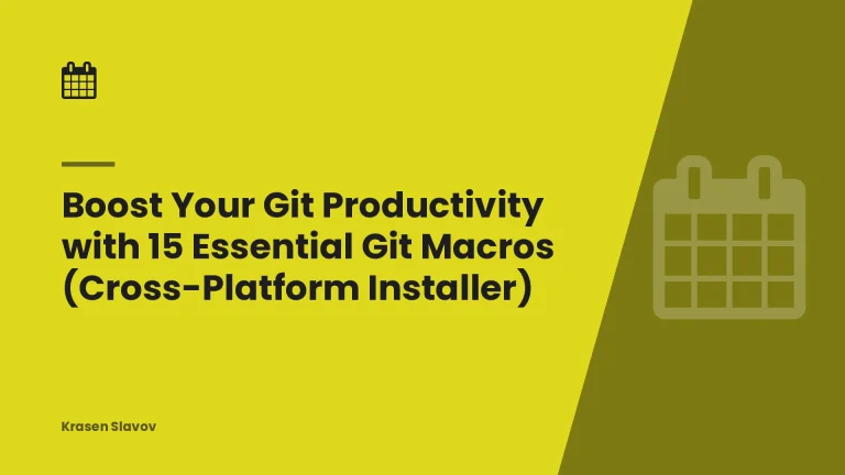 Boost Your Git Productivity with 15 Essential Git Macros (Cross-Platform Installer)