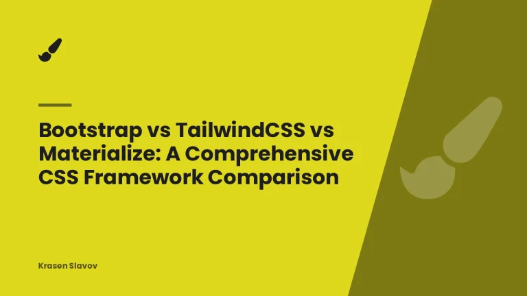 Bootstrap vs TailwindCSS vs Materialize: A Comprehensive CSS Framework Comparison