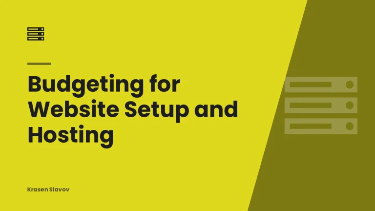 Budgeting for Website Setup and Hosting