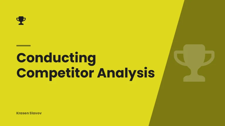 Conducting Competitor Analysis