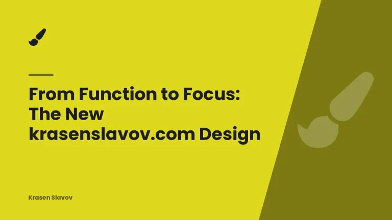 From Function to Focus: The New krasenslavov.com Design