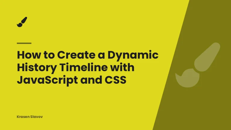 How to Create a Dynamic History Timeline with JavaScript and CSS