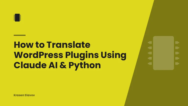 How to Translate WordPress Plugins Using Claude AI & Python