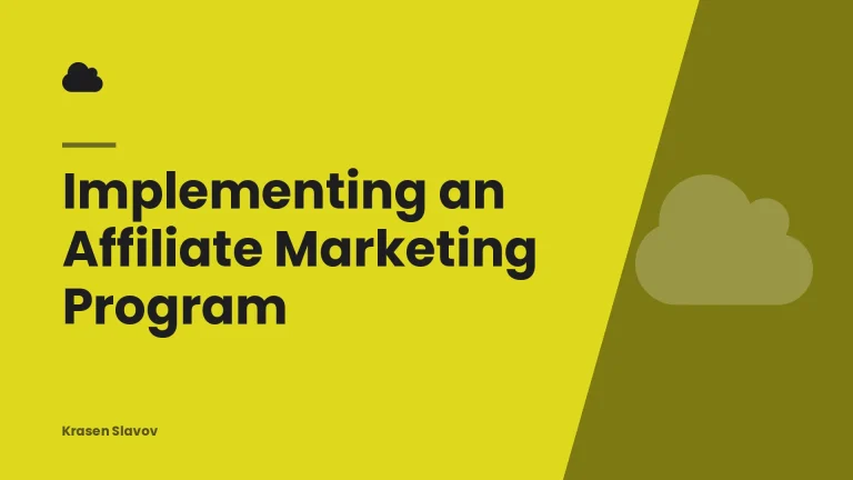 Implementing an Affiliate Marketing Program