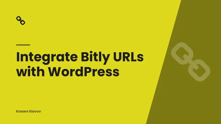 Integrate Bitly URLs with WordPress