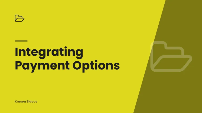 Integrating Payment Options