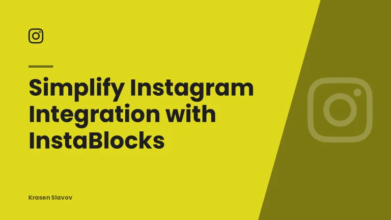 Simplify Instagram Integration with InstaBlocks