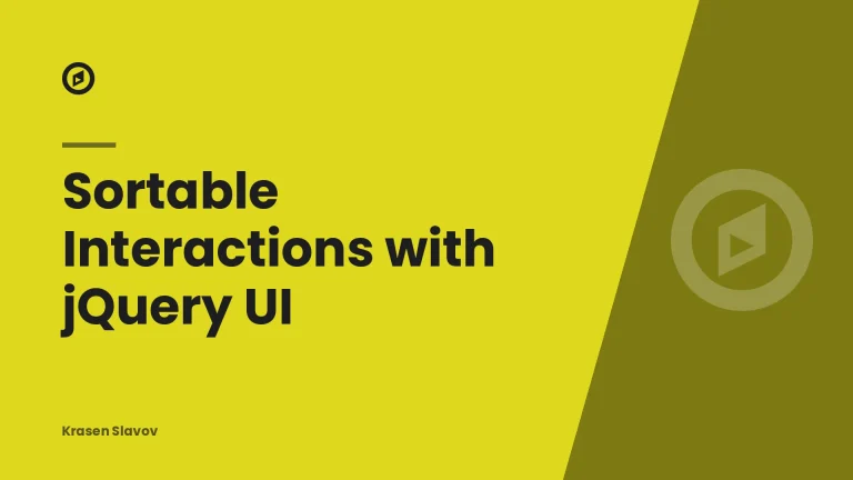 Sortable Interactions with jQuery UI