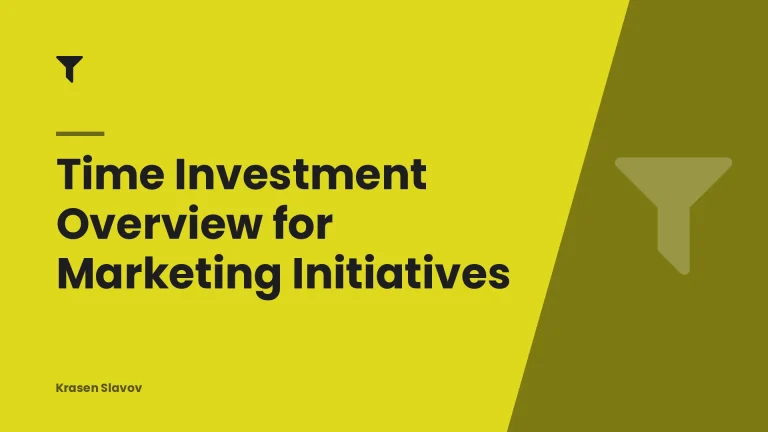 Time Investment Overview for Marketing Initiatives
