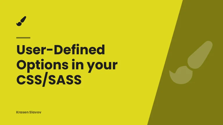 User-Defined Options in your CSS/SASS