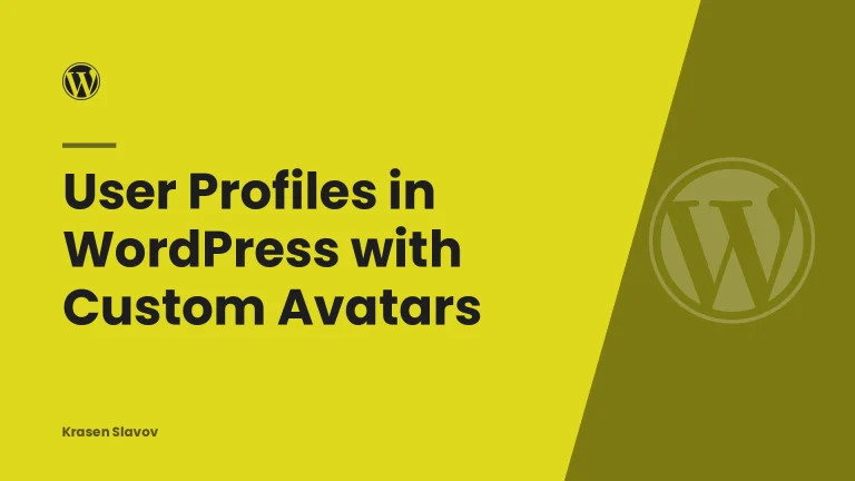 User Profiles in WordPress with Custom Avatars
